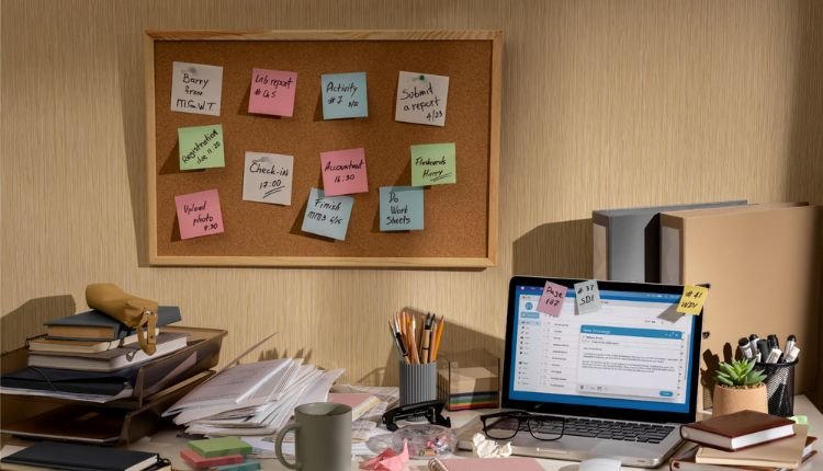 Organized desk for an insurance agent's productivity