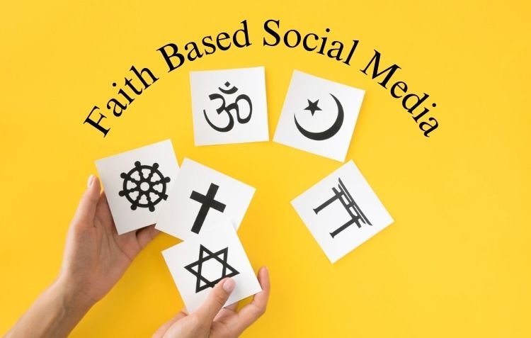 Faith-Based Social Media icons representing diverse religions